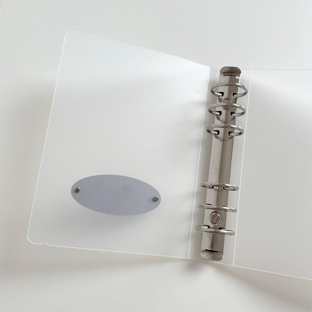 早い者勝ち　韓国　貯金　バインダー　カバー　A6 pvc diarium B