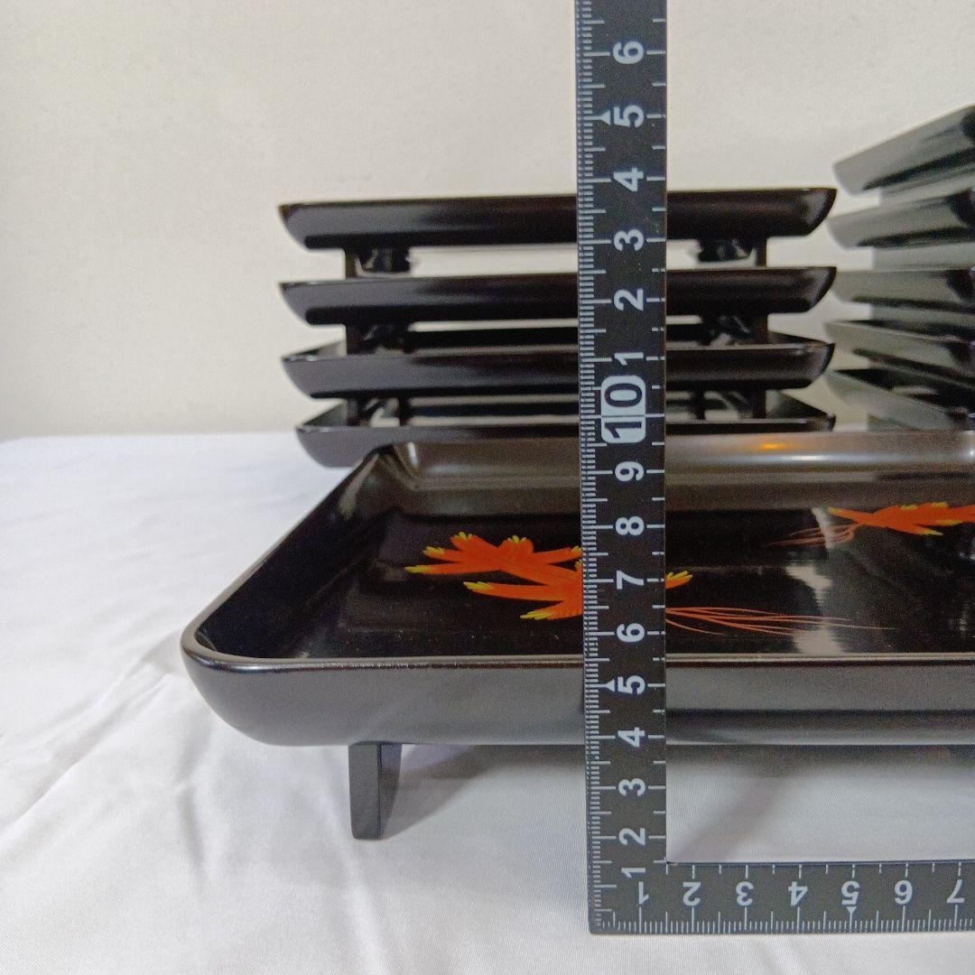 値下げ輪島塗　時代物　蒔絵二ノ膳10客　　 共箱