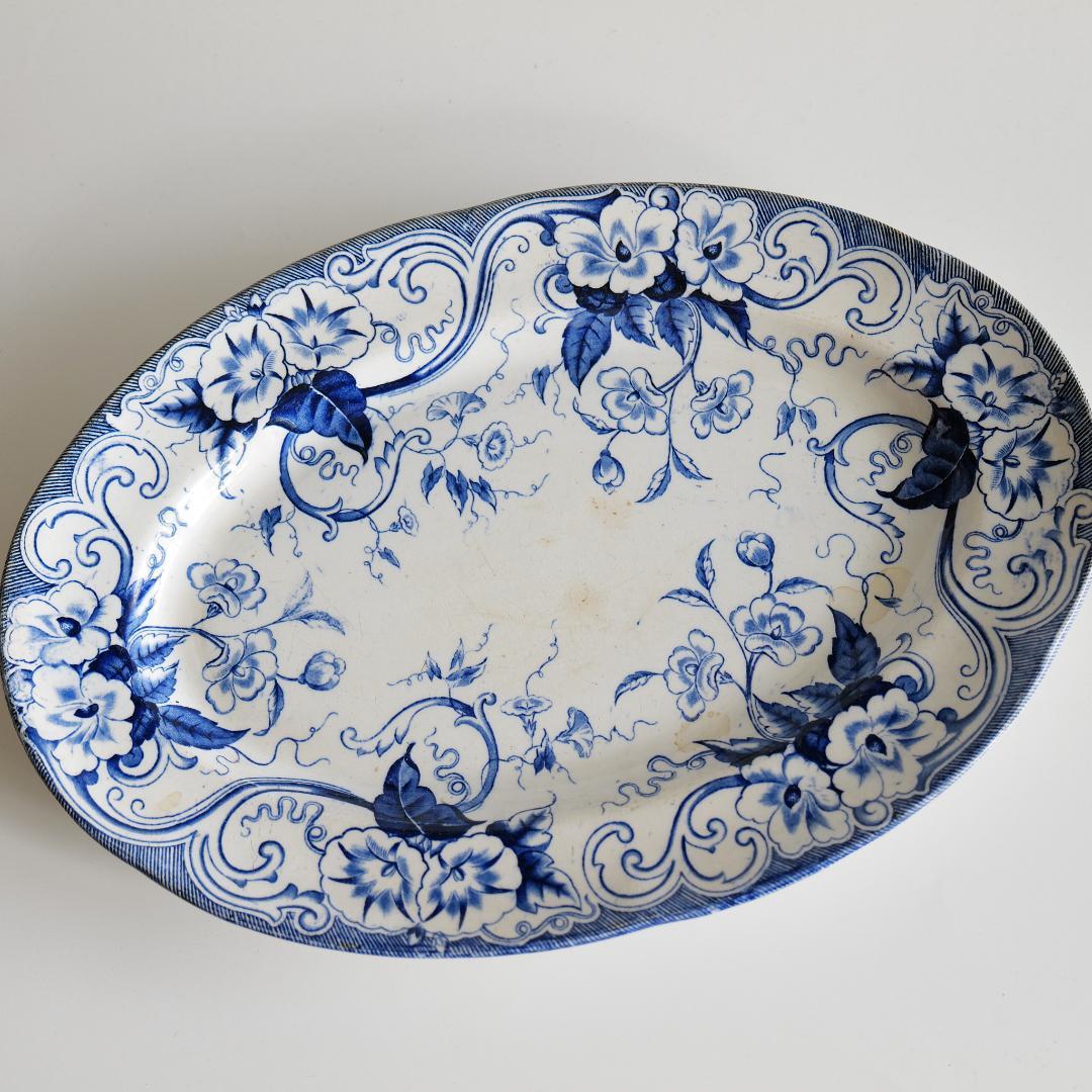 クレイユモントロー FLORA オーバル皿