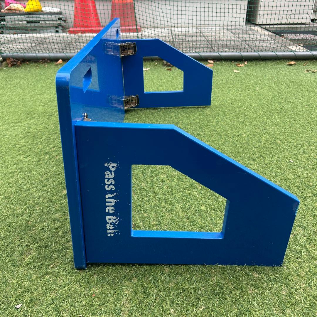 サッカー練習用リバウンドボード壁打ちリバウンダー　サッカー青ブルーリターンボード