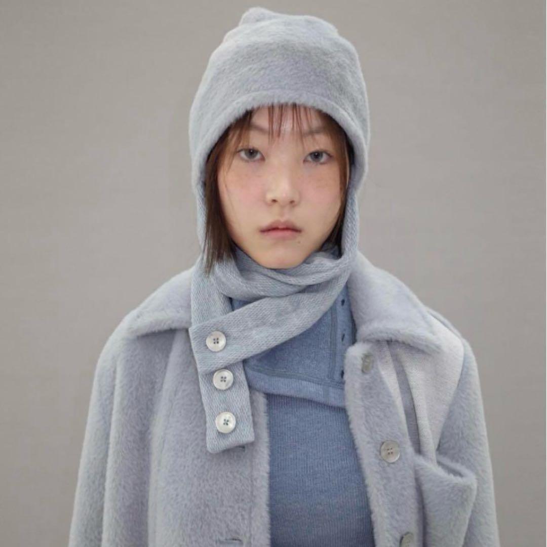 帽子 jichoi AW23 BEANIE BAG (BLUE GREY)