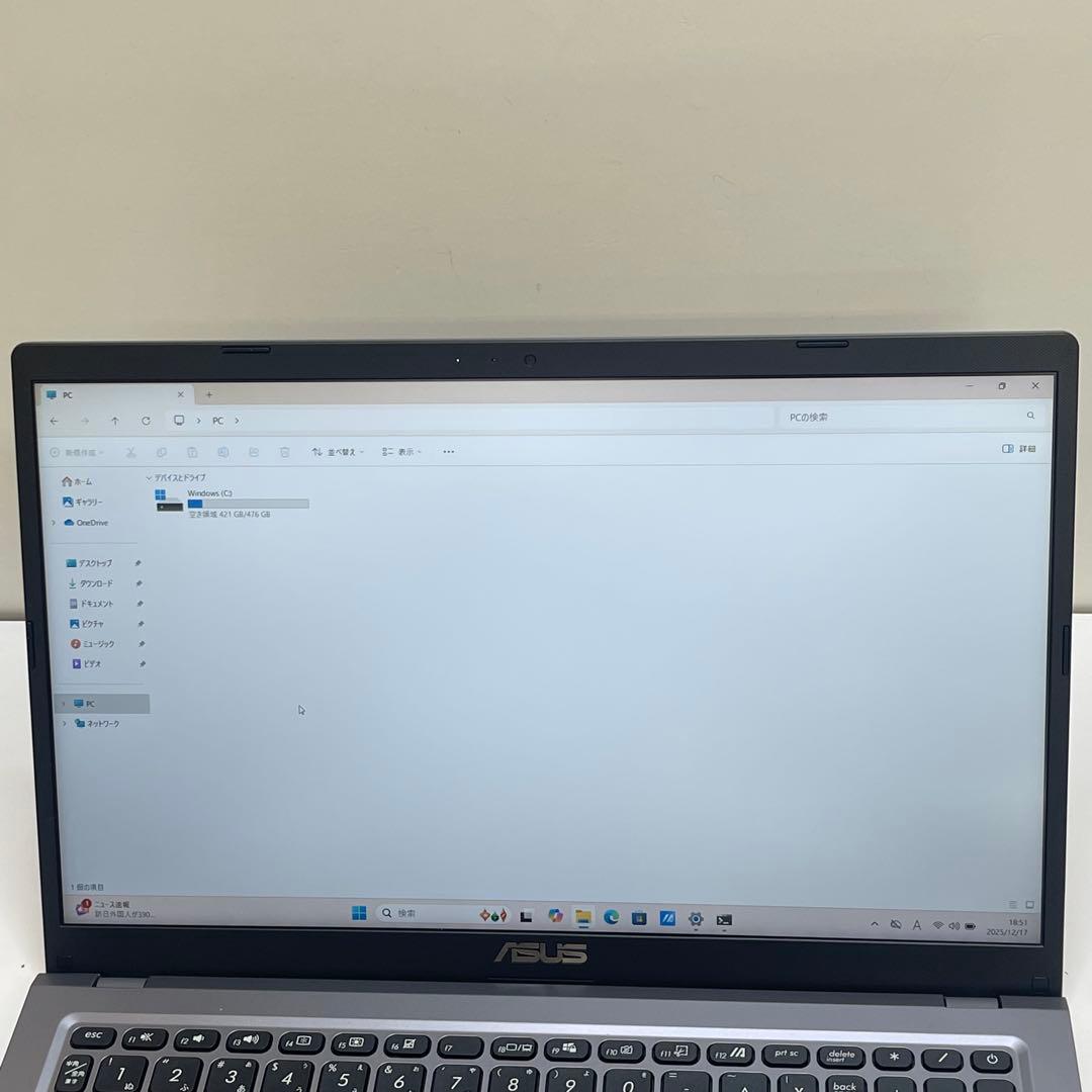 Windowsノート本体 #622 ASUS M515U Ryzen 7 5700U 8GB 512GB