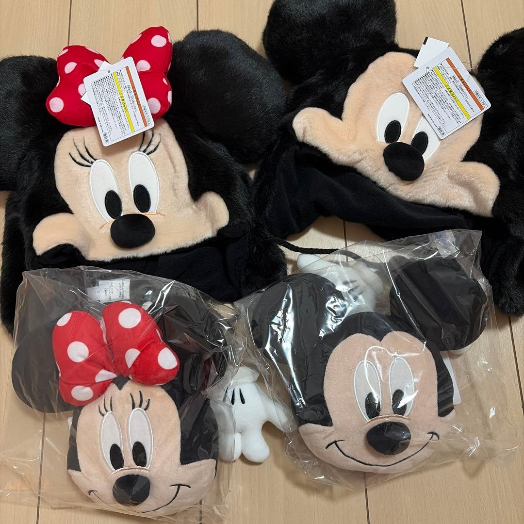 ディズニー ミッキーミニー ファンキャップ＆ポシェット