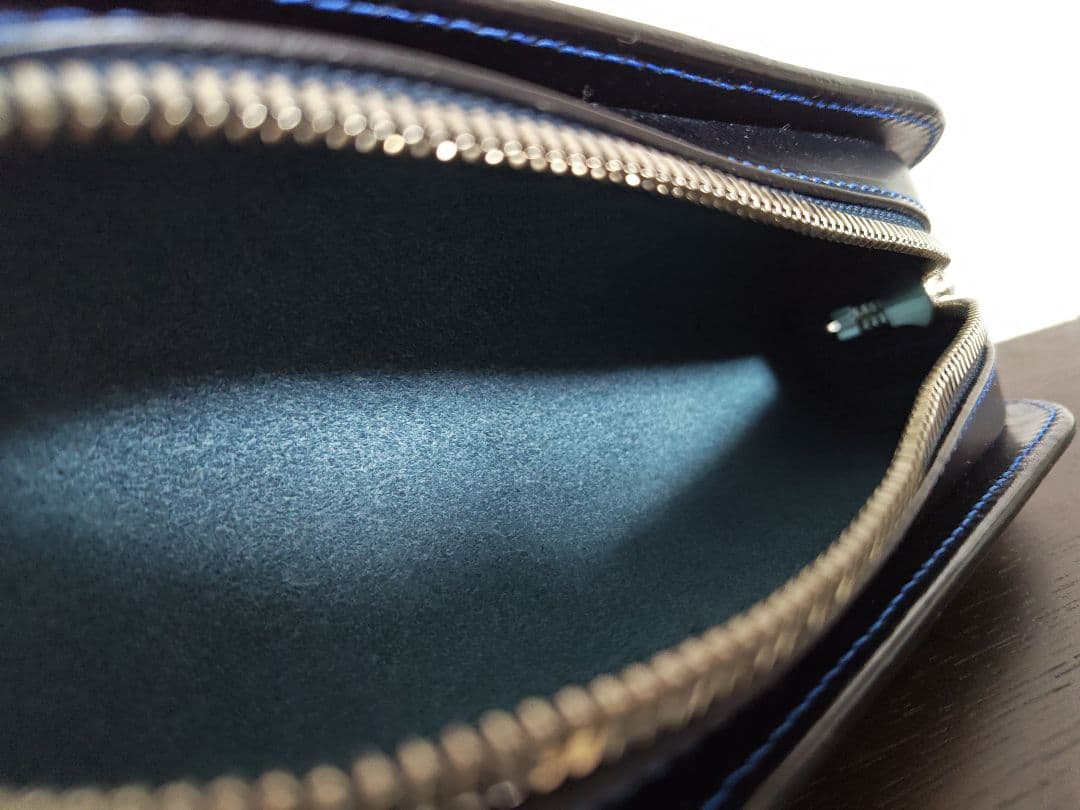 超美品 ルボナー デブペンケース ブッテーロ ネイビー ル・ボナー