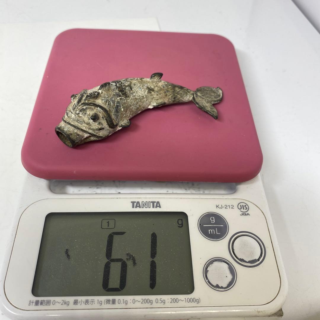 古銅　鯉水滴　61g 東さ7-1207☆2F