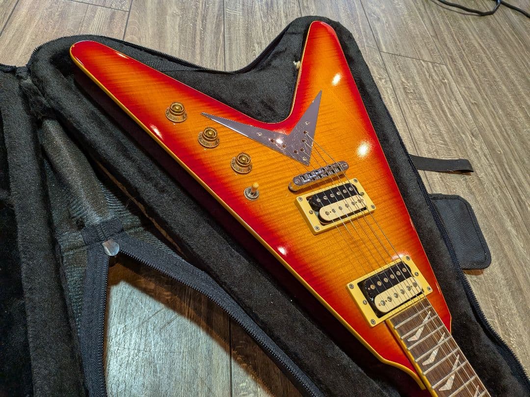 Hamer Vector F/T エレキギター オレンジ・サンバースト