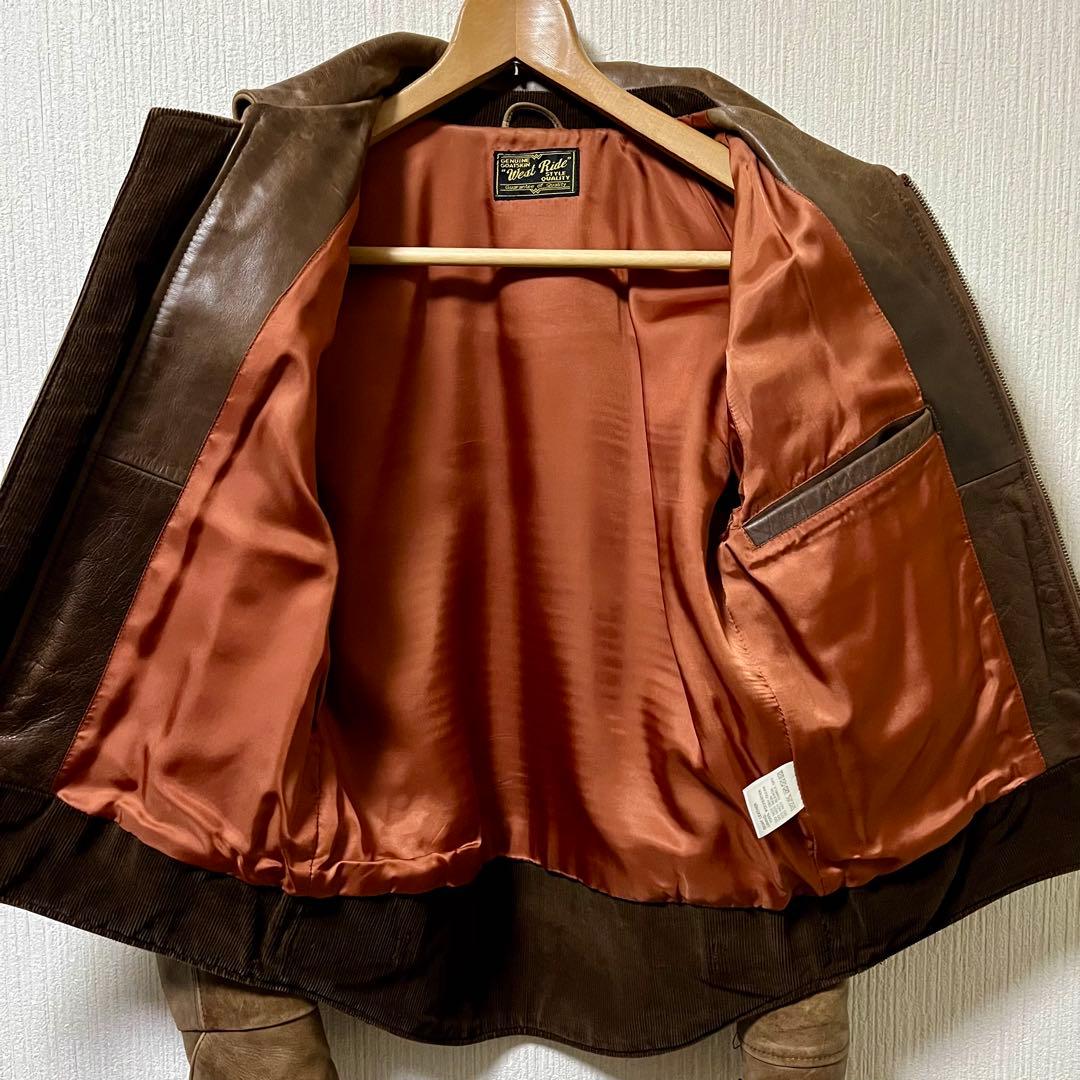 West Ride 30's レザースポーツジャケット S