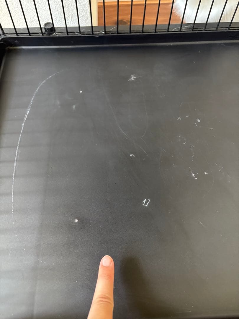 子猫用ケージ （2段・ブラック）