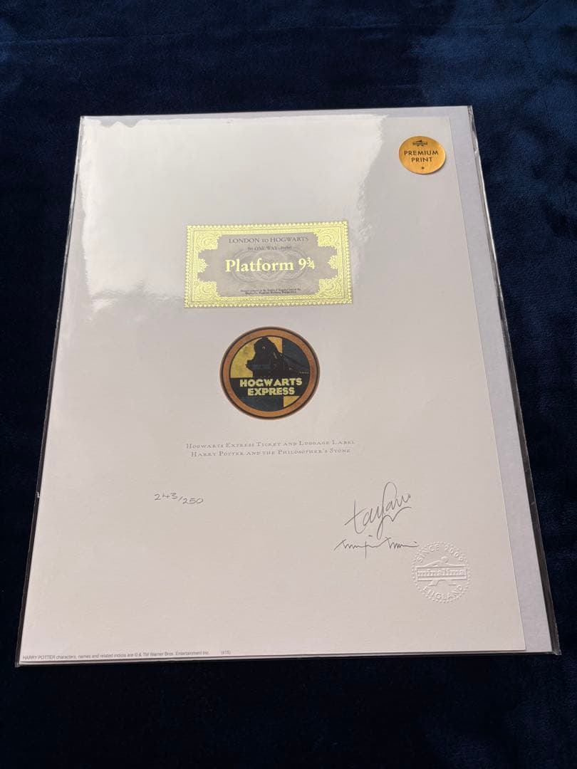 【超希少】ハリーポッター ミナリマアート　プラットフォーム9¾ プレミアム限定品