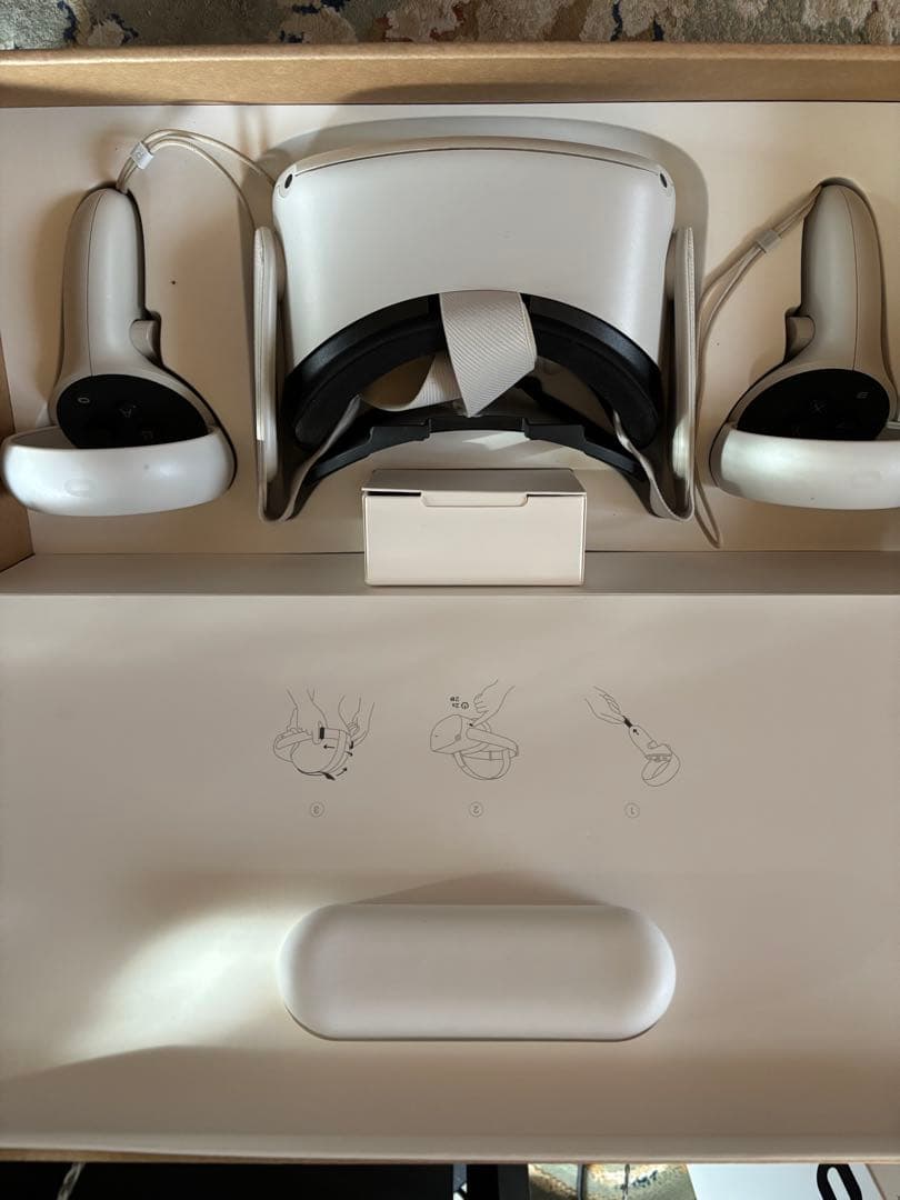  Quest 2 128GB + 純正フェイスカバー大小