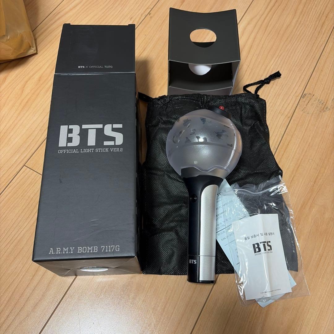 防弾少年団 オフィシャルライトスティック VER.2 レシート有