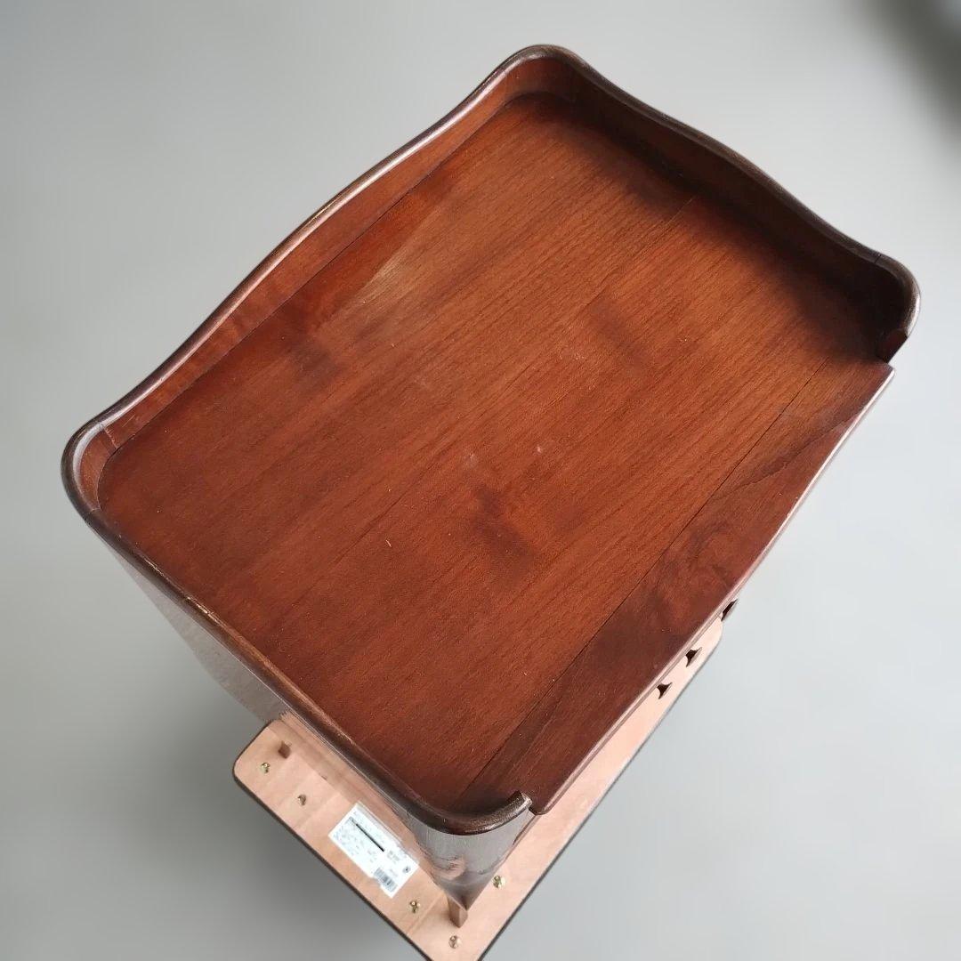 アンティーク　猫足　三段引出し　サイドキャビネット　ナイトキャビネット