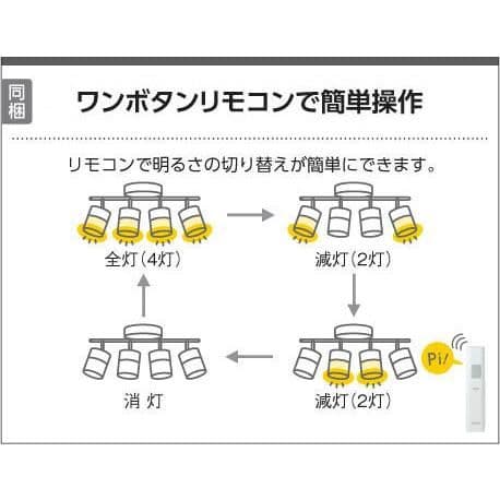 【新品/未使用】AA54924 コイズミ 照明器具 ホワイト リモコン付属