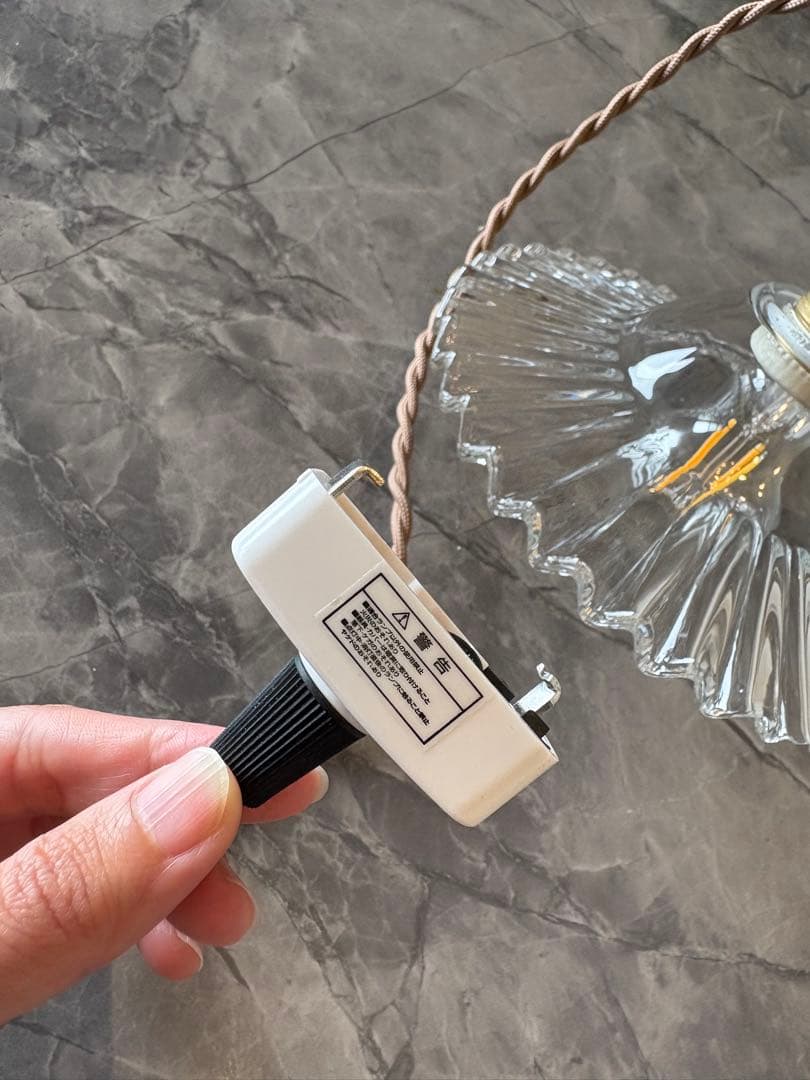 希少！！ガラス製　アンティーク ペンダントライト　(電球もお付けします)