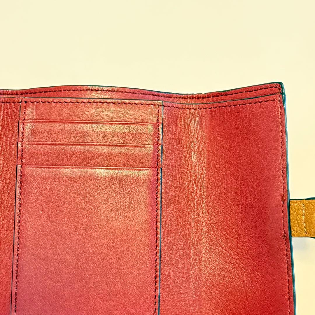 美品✨ LOEWE ロエベ バーティカルウォレット スモール キャメル ブラウン