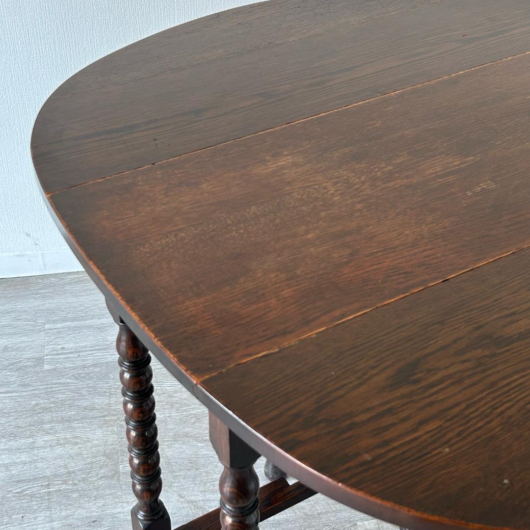 イギリス アンティーク ゲートレッグテーブル 折りたたみテーブル 159A