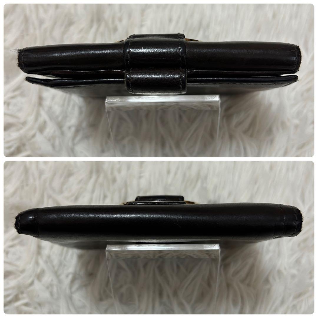 ⭐️希少⭐️ブルガリ チャンドラ 三つ折り財布 コンパクトウォレット ブラウン