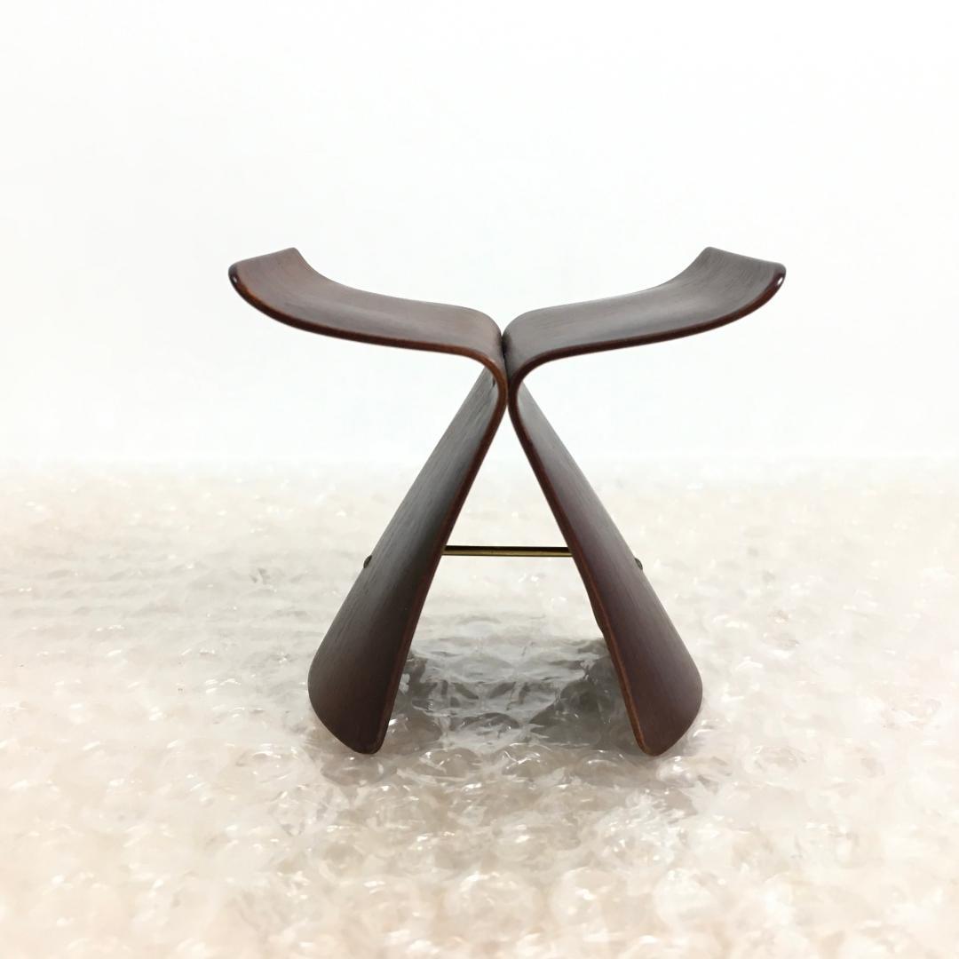○[超美品] VITRA 柳宗理 バタフライチェア ミニチュア チェア 置物