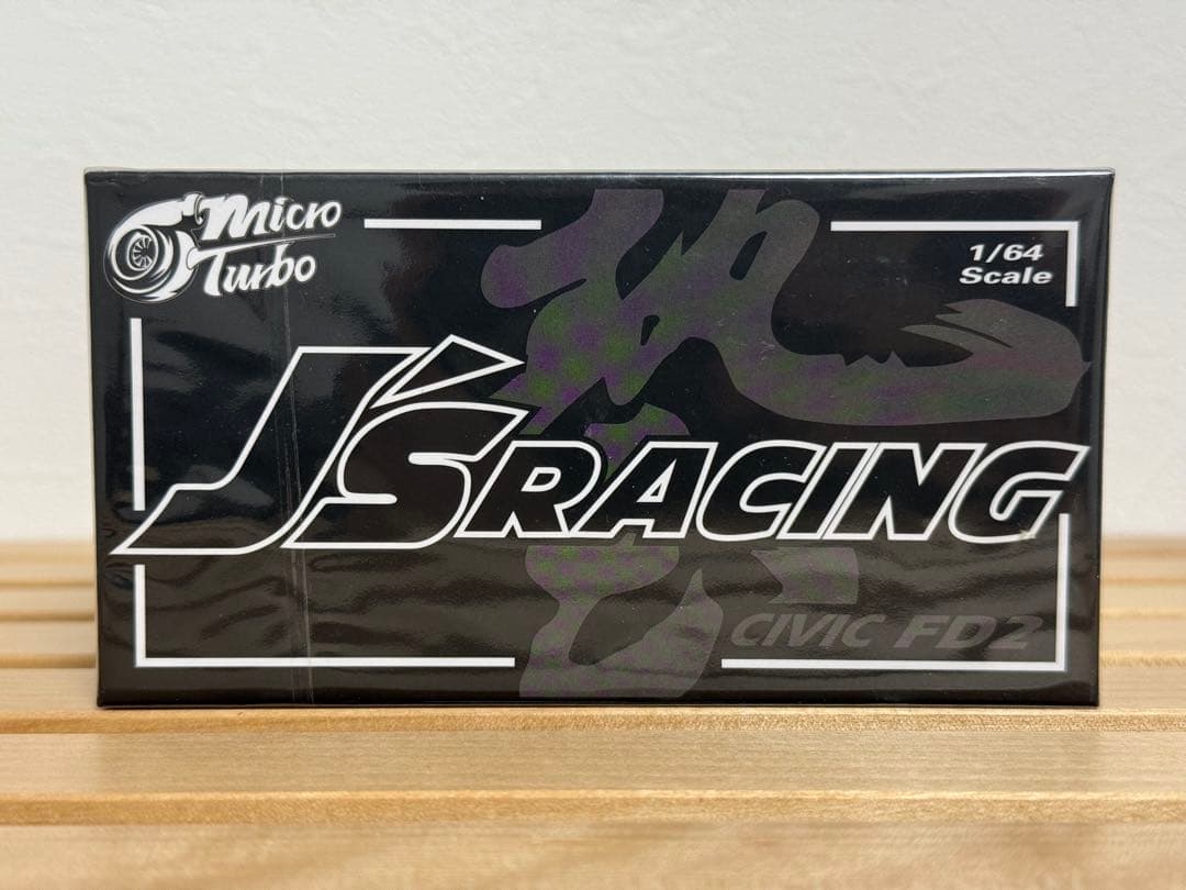 MicroTurbo 1/64 ホンダ civic FD2 JS RACING