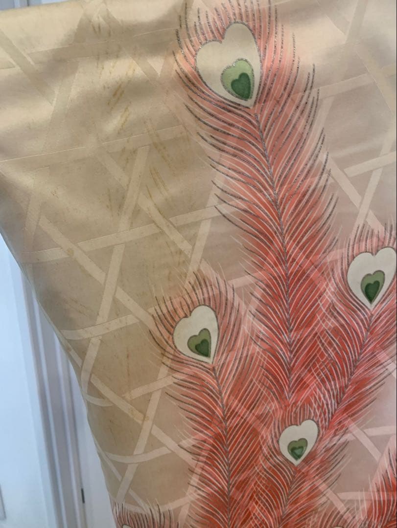 振袖　大正ロマン　昭和レトロ　アンティーク　羽織り　着物　道行　和洋折衷