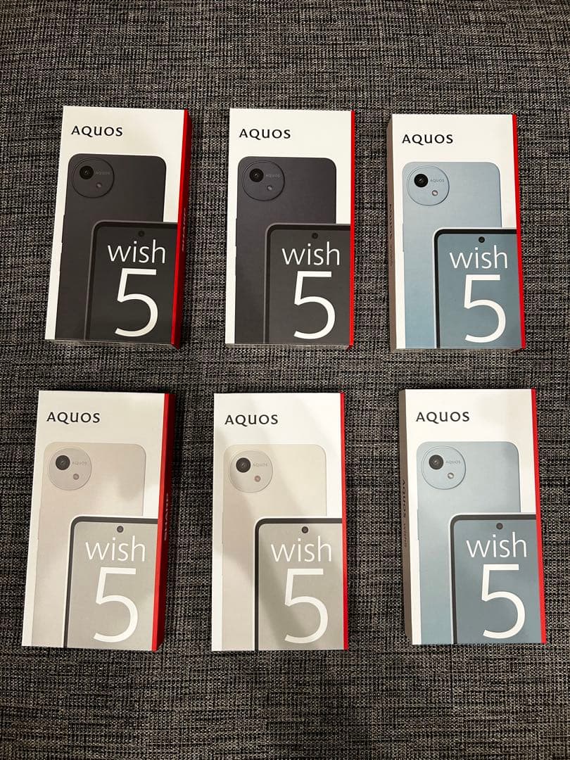 【 新品・未使用 】AQUOSwish5 ユキ、スミ、ワカバまとめ売り(6台)