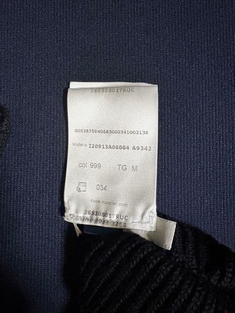 【2023年製 美品】MONCLER モンクレール グローブ 手袋 M 黒