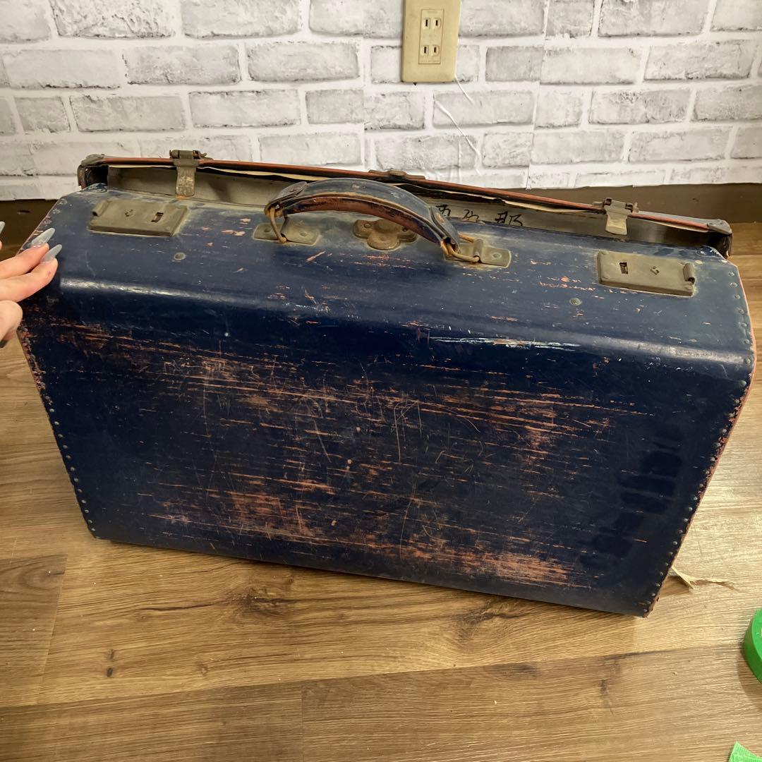 A-1 昭和レトロ アンティーク トランクケース 昭和15年購入 当時物 古道具