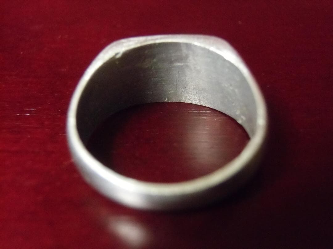 Ｗ帝政ドイツ/オーストリア軍＊アルミ製＊鉄十字リング＊１３号（実物）