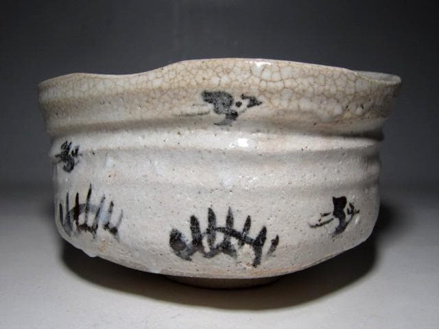 若尾利貞 志野茶碗　風合い美しい仕上がりの逸品　　　　　　　m126