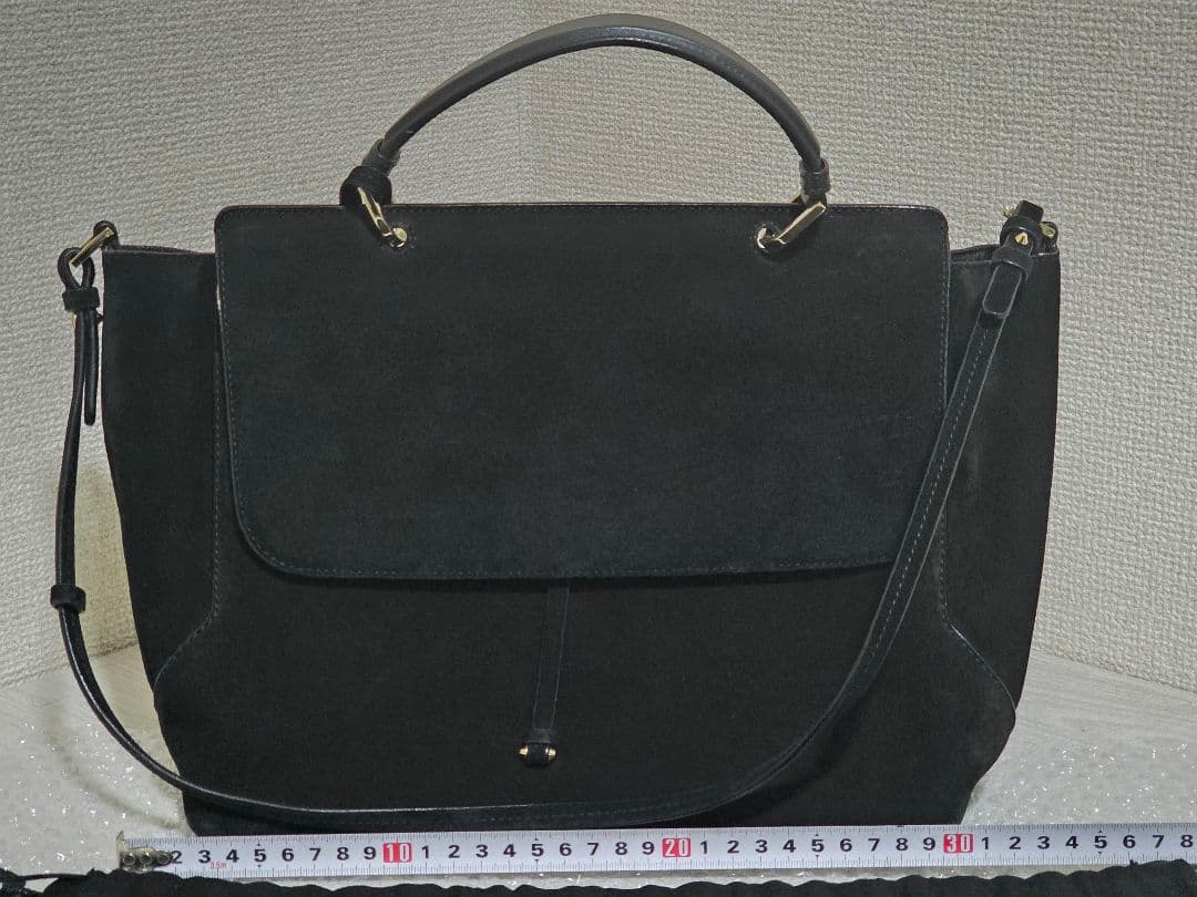 JIL SANDER ジルサンダー スエード ブラック ワンショルダーバック