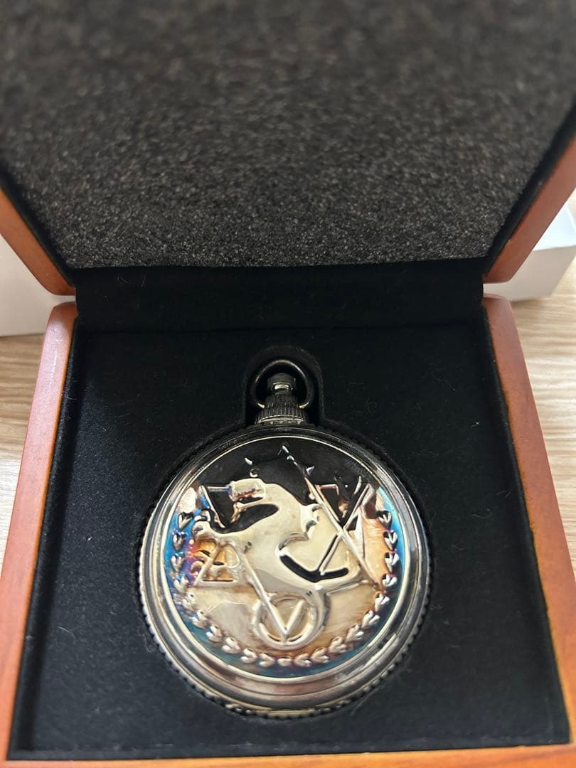 鋼の錬金術師 最終巻発売記念 直筆サイン入り複製原画 ＆ 銀時計 セット