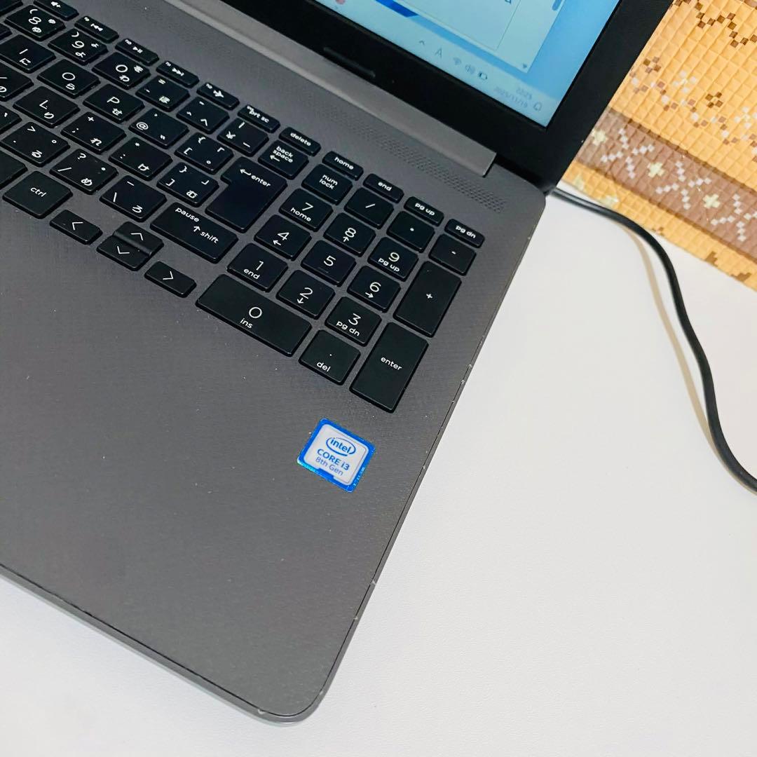 Y926 HPノートパソコンSSDメモリ8G第8世代 Windows11オフィス