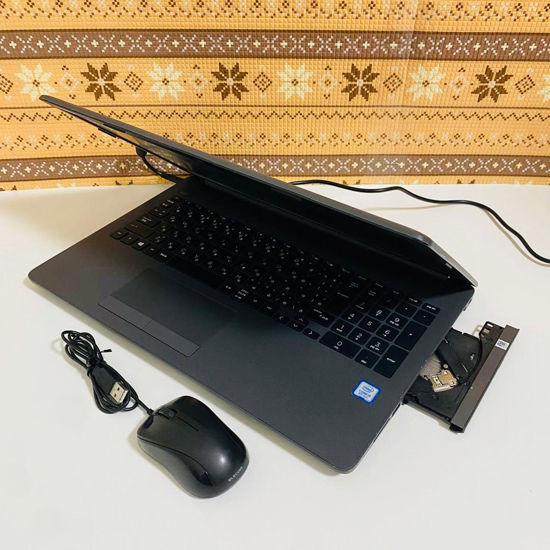 Y926 HPノートパソコンSSDメモリ8G第8世代 Windows11オフィス