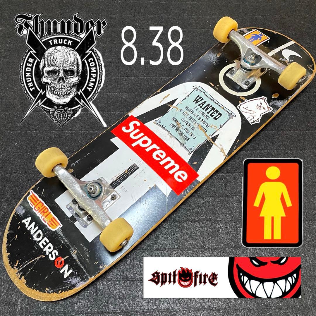 ガール　スケボー　スケートボード　サンダー　スピットファイア　コンプリート