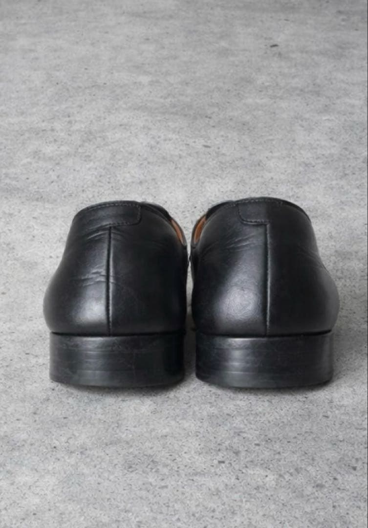 美品 MAGNANNI マグナーニ モンクストラップ 黒 レザー 革靴 約25㎝