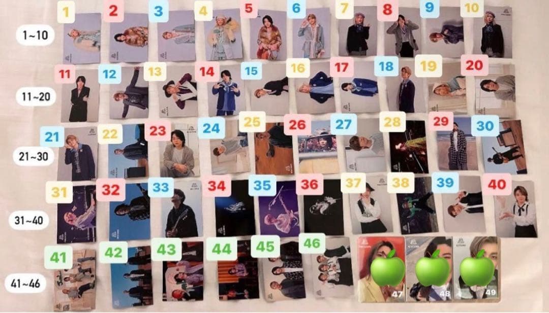 Mrs.GREENAPPLE フォトカード　3種ノーマルコンプリート【即日発送】