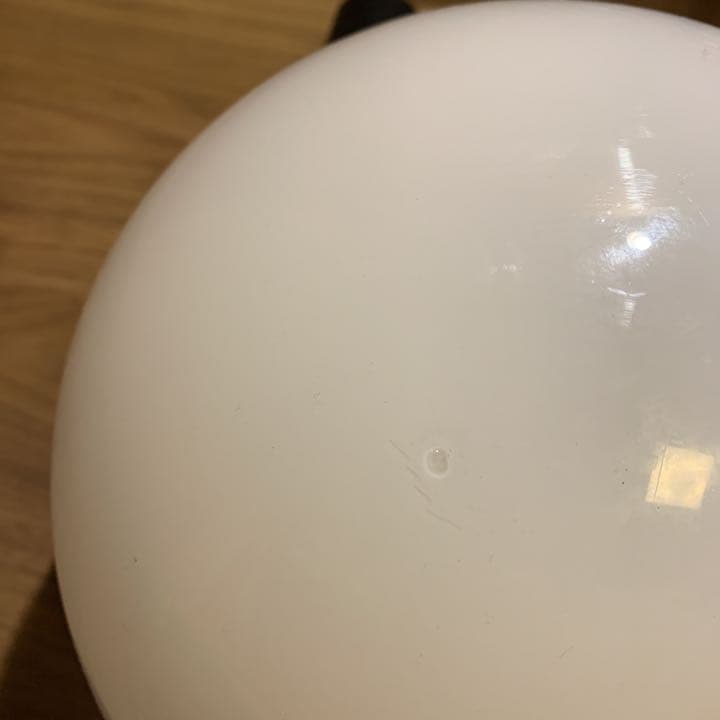 乳白 ガラス ライト 球型  東芝 電傘 大正ロマン 昭和レトロ ガラスシェード