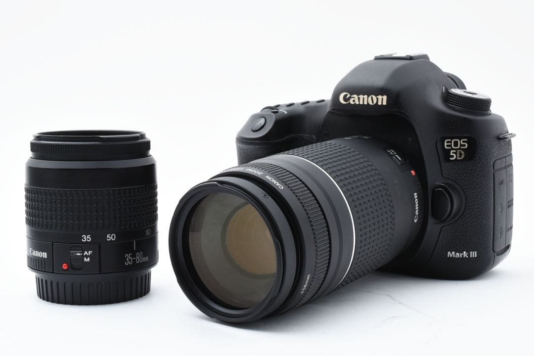 一眼レフカメラCanon EOS 5D mark III標準&望遠&レンズセット