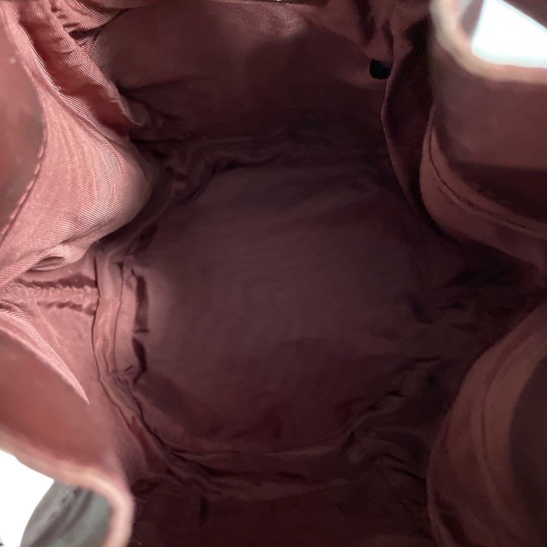 カルティエ マストライン 巾着 ショルダーバッグ ボルドー 5321...