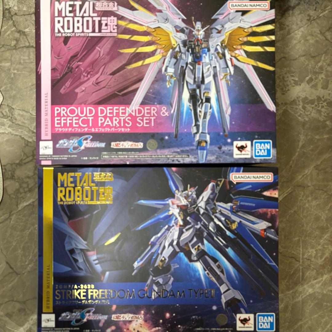 ( 新品 ) メタルロボット魂 マイティストライクフリーダムガンダム セット