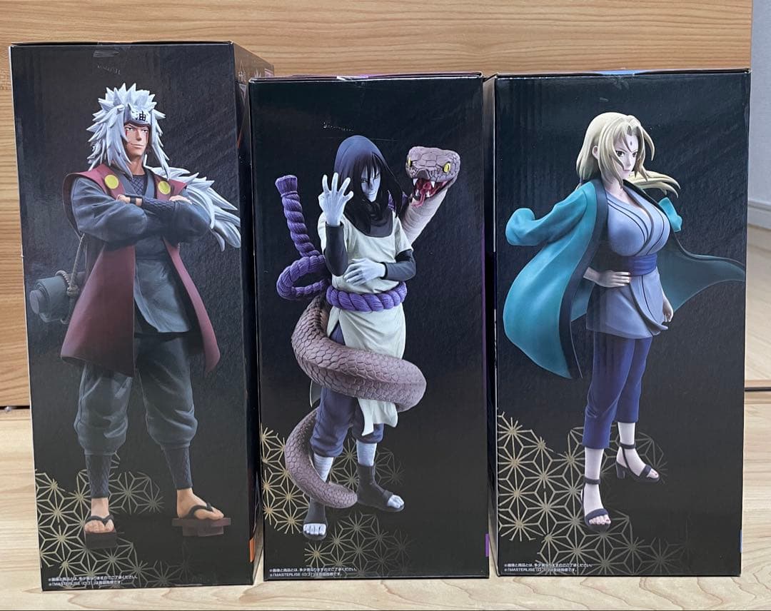 一番くじ　NARUTO-ナルト-疾風伝　伝説の三忍 A賞B賞C賞　セット販売