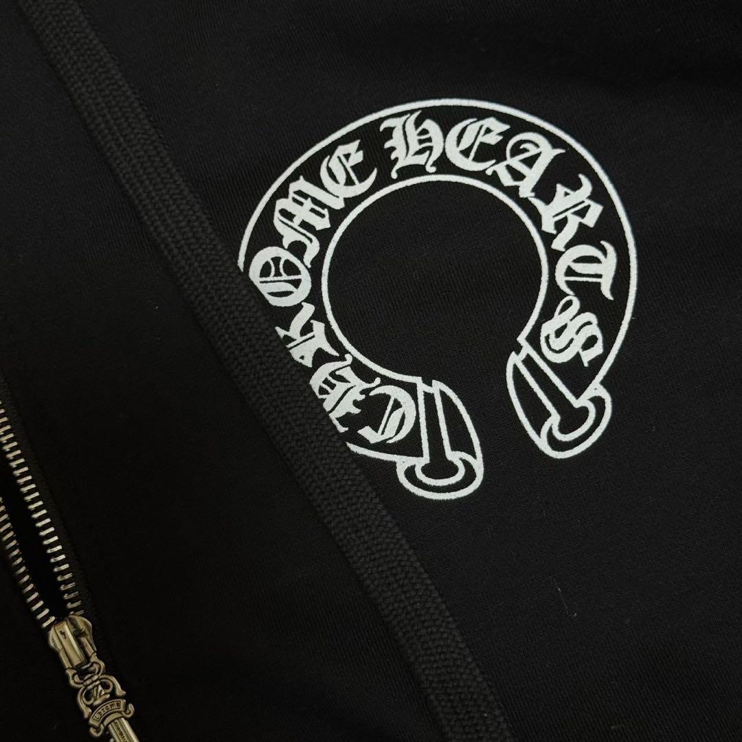 Chrome Hearts フルジップパーカー ブラック