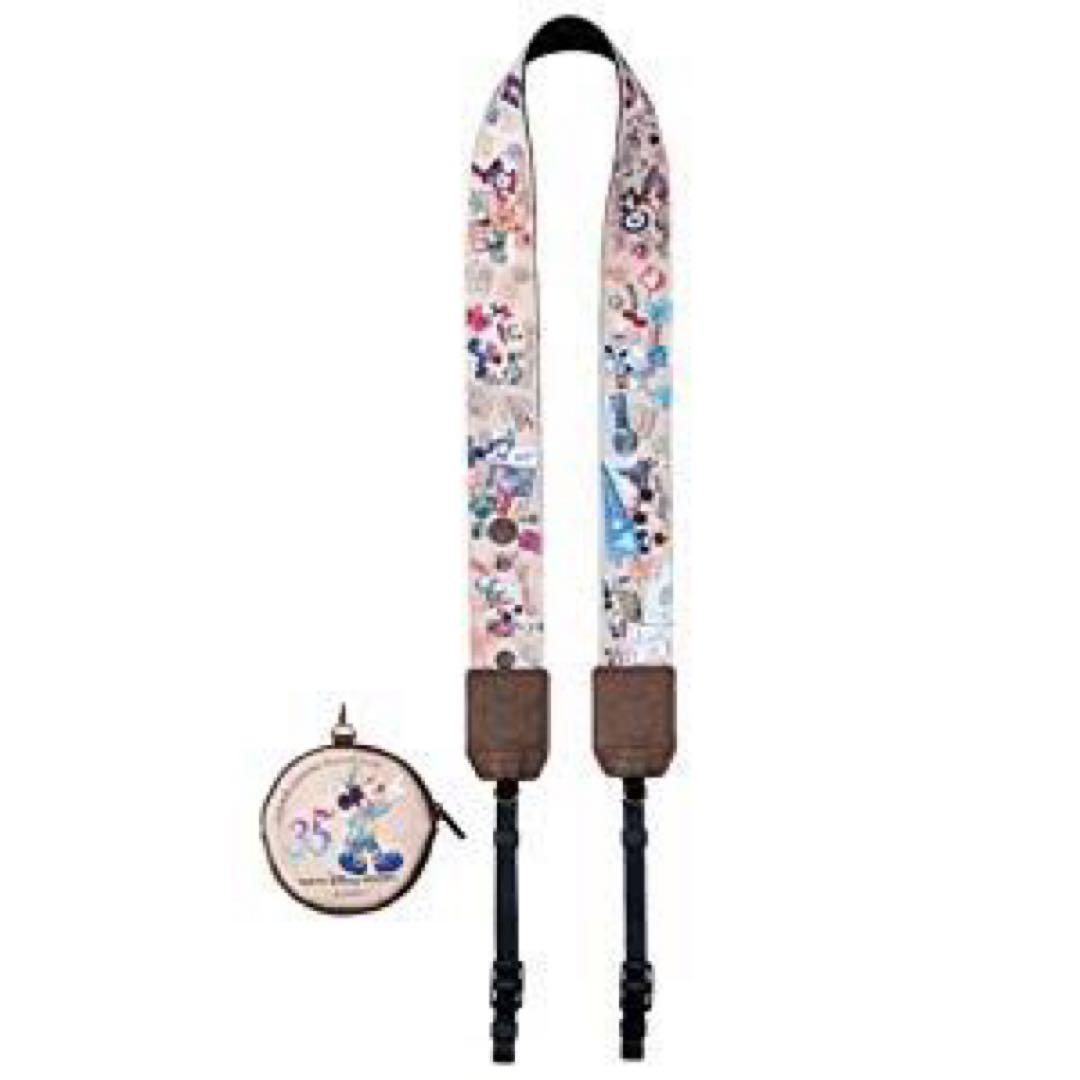 新品　実写　ミッキー　ディズニー　Disney ドナルド　カメラ　ストラップ