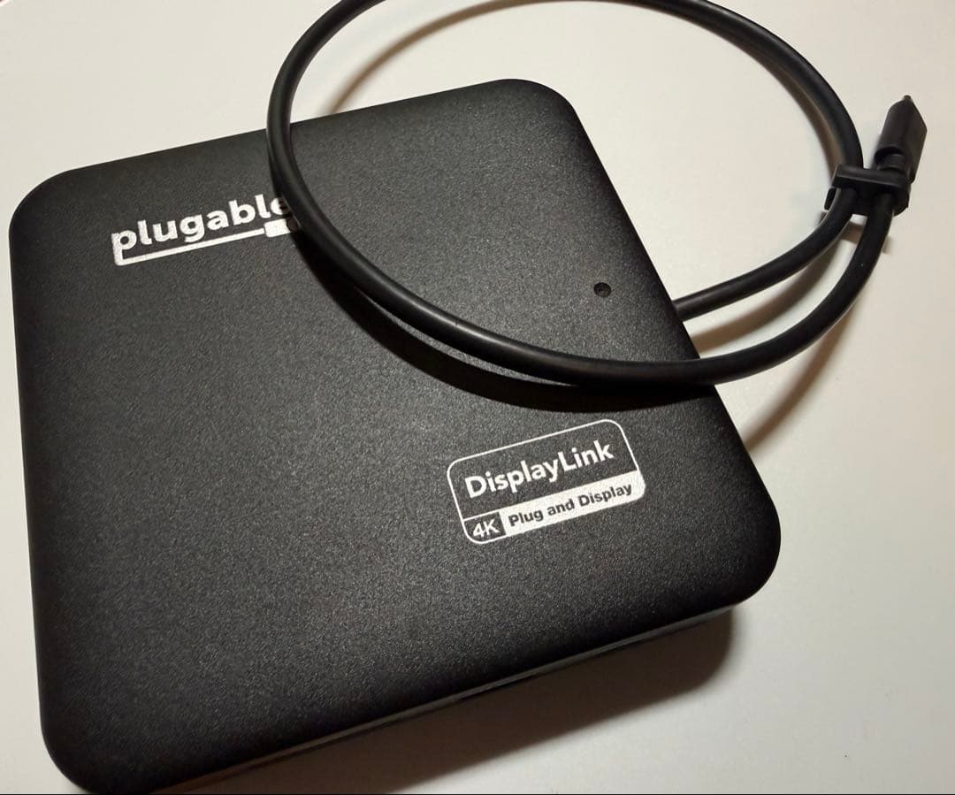 Plugable 7-in-1 USB-C ドッキングステーション デュアル