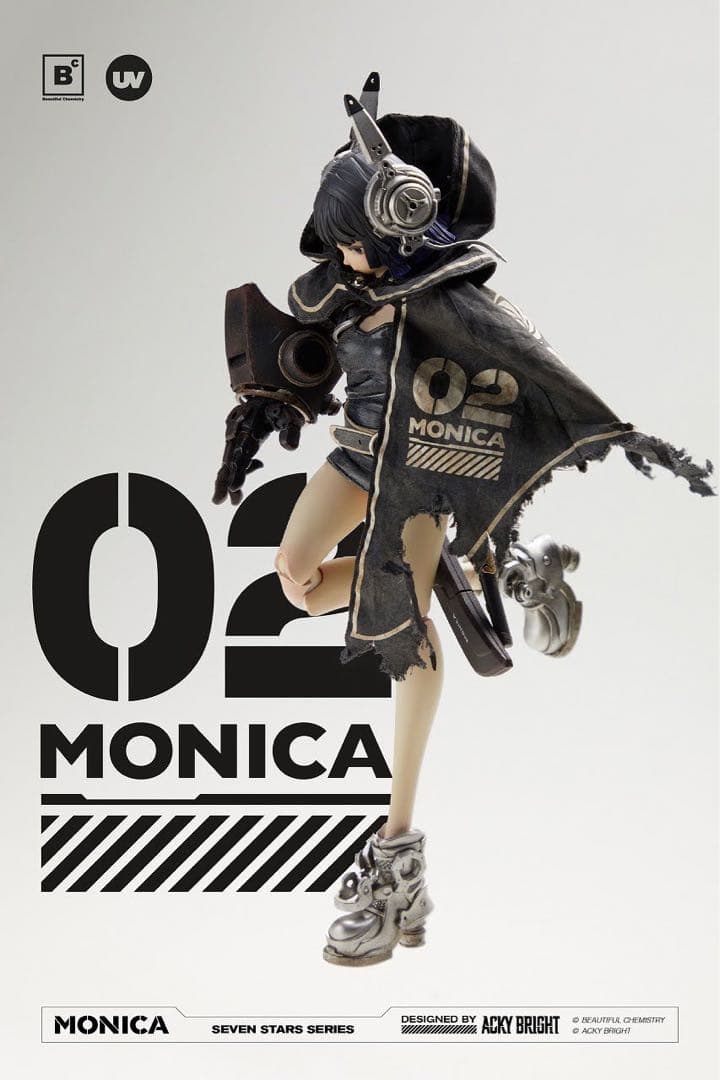 【新品未開封】Acky Bright 02 MONICA 可動フィギュア