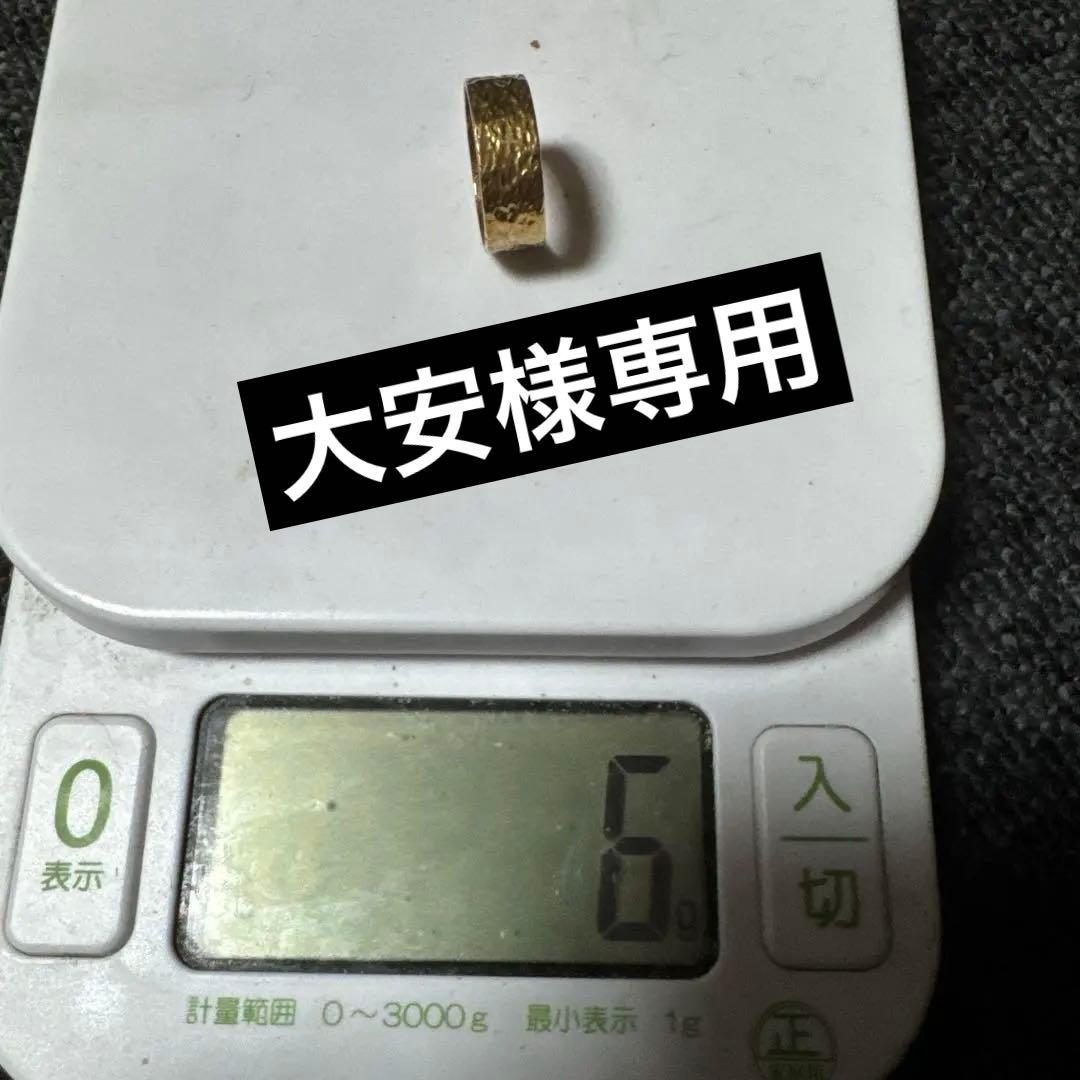 純金リング6g（刻印無し）自己責任でお願いします