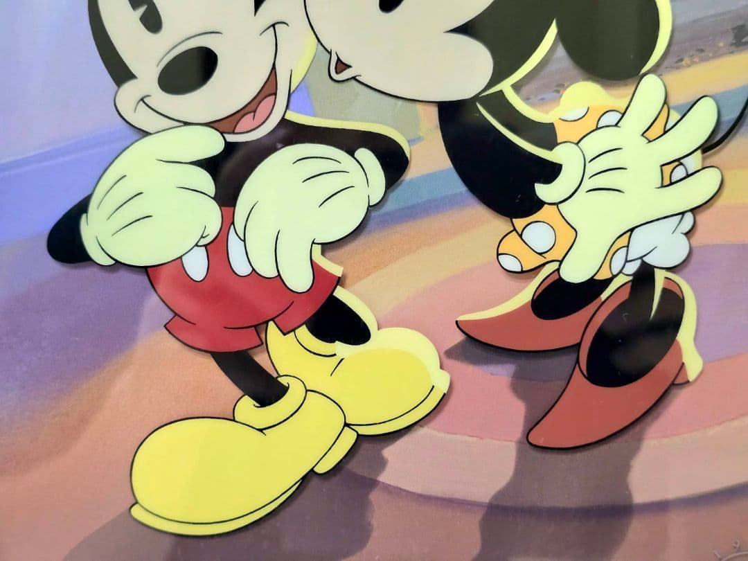 671 Walt Disney セリグラフセル画 ミッキー&ミニー