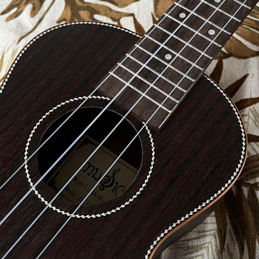 【入門セット】music:ローズウッド材のコンサート・ウクレレ【ウクレレ専門店】