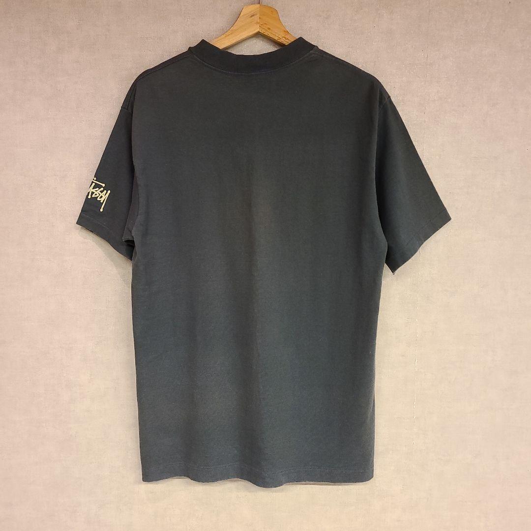 80s 黒タグ期　USA製®️有　OLD STUSSY MONSTER TEE