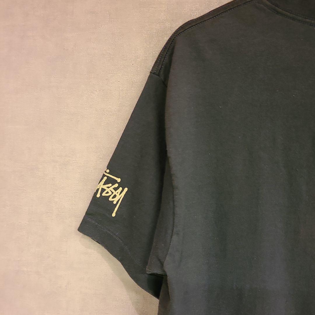 80s 黒タグ期　USA製®️有　OLD STUSSY MONSTER TEE